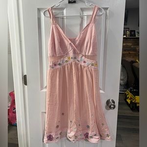 Pink Tank-top Dress